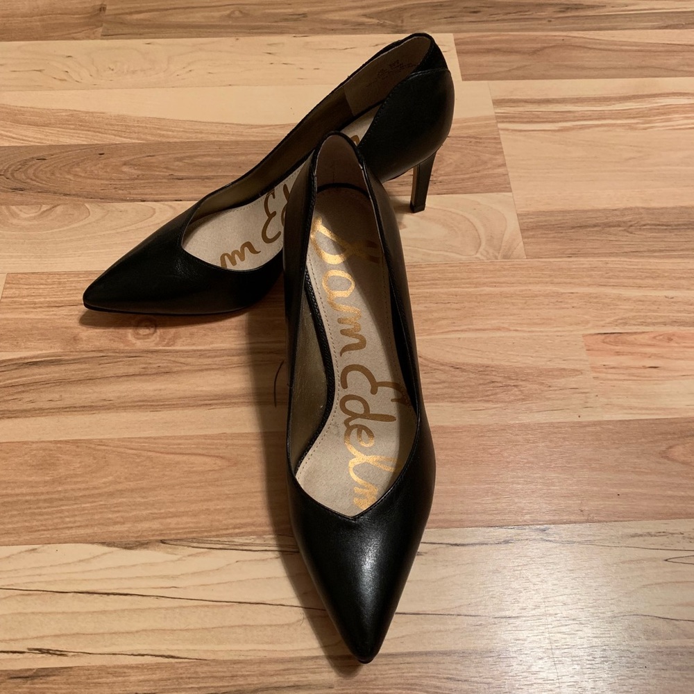 Sam Eydelman Orella Black Leather Shoes size 8,5